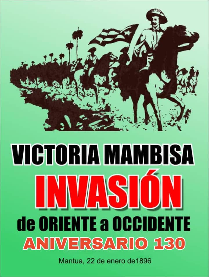 En el aniversario 130 de la culminación de la Invasión de Oriente a Occidente, #Cuba, desde Mantua, en los históricos Mangos de Roque, rinde homenaje a los protagonistas de la gloriosa victoria mambisa.

#PinardelRío
#CubaViveEnSuHistoria