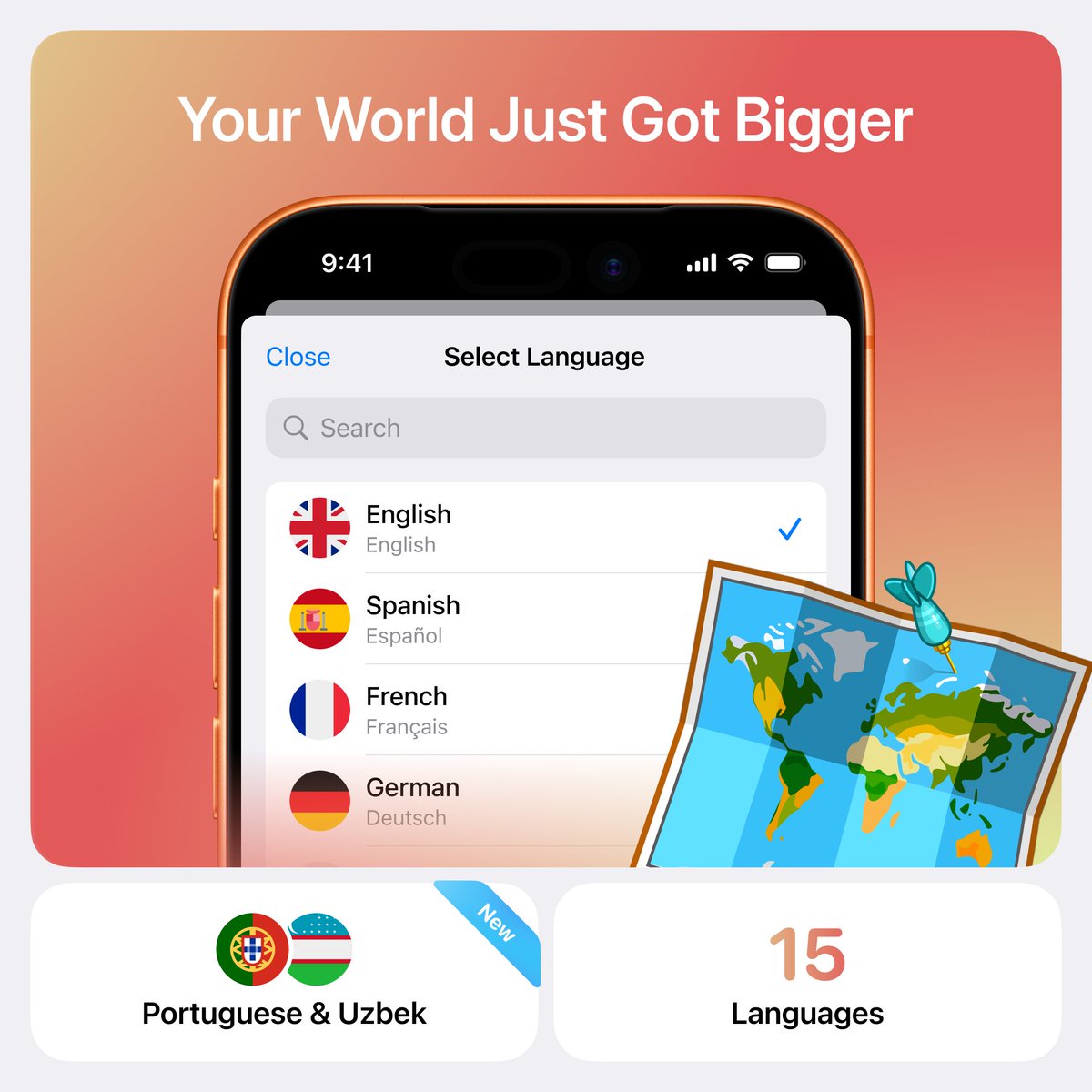 Word in Telegram tweet media
