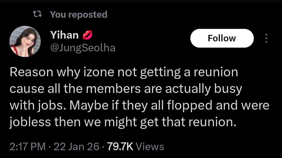 chaeerizard's tweet image. This is the most blunt version of my tweet😭 I didnt want to say it like this bcs I kinda felt bad, chaewon couldve been in that position if she stayed at woollim😅