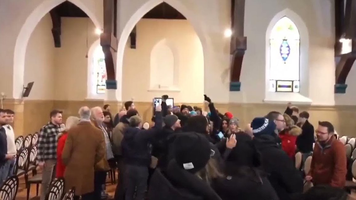 america's tweet image. BREAKING: U.S. Department of Justice announces arrests of individuals involved in organizing the coordinated attack on Cities Church in St. Paul, Minnesota.