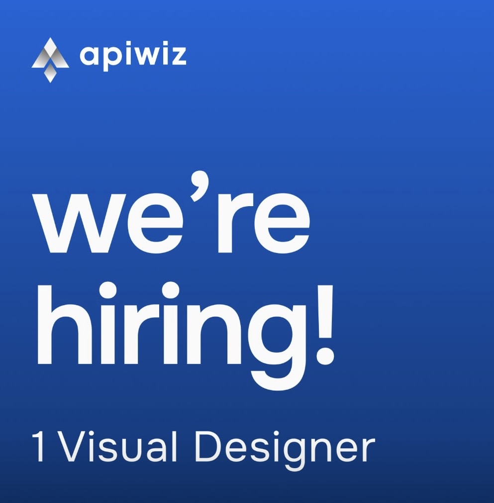 We’re hiring a Visual Designer at APIwiz.

If you enjoy turning technical ideas into clear, structured, and professional visuals and love telling stories through design, this role is for you.