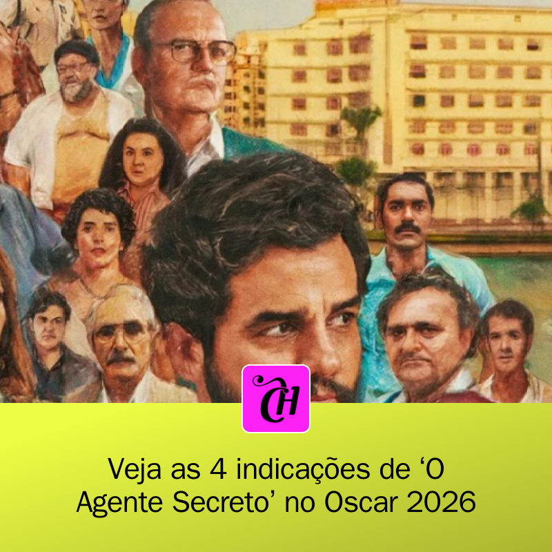 CAPRICHO's tweet image. 🎥 'O Agente Secreto' faz história com 4 indicações ao Oscar 2026! Entre os concorrentes, Wagner Moura brilha como Melhor Ator! 🌟 #Oscar2026 #Cinema 

mrf.lu/Ljy7