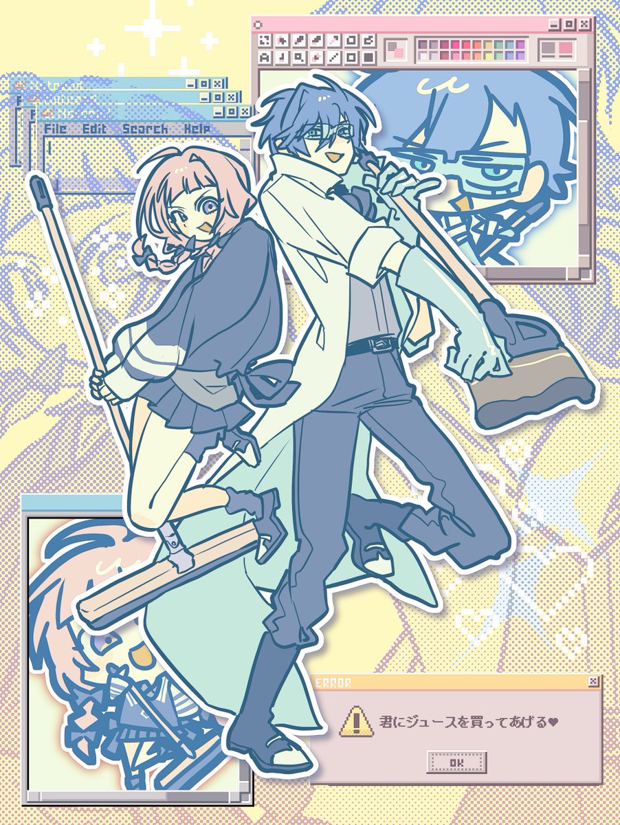 seriyaki110's tweet image. #七次元掲示板  지인분 그려드렸어요