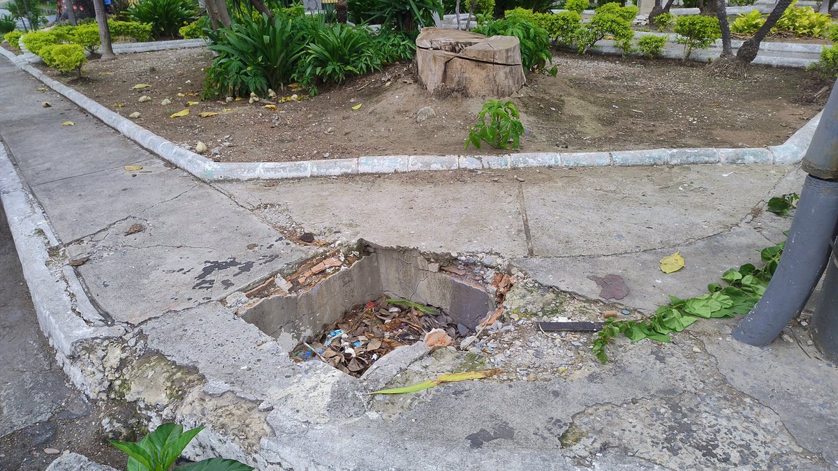 lemcosa's tweet photo. @parquesgye  @UrdesaUnida2024 @alcaldiagye @CNEL_EP @servicioscnelep @Expresoec  Buenos días. En el parque triangular, Circunvalación sur entre Costanera y Laureles, Urdesa Central, existe una caja sin tapa, en la acera. Parece que corresponde al alumbrado público. https://t.co/KNZwRoHab7
