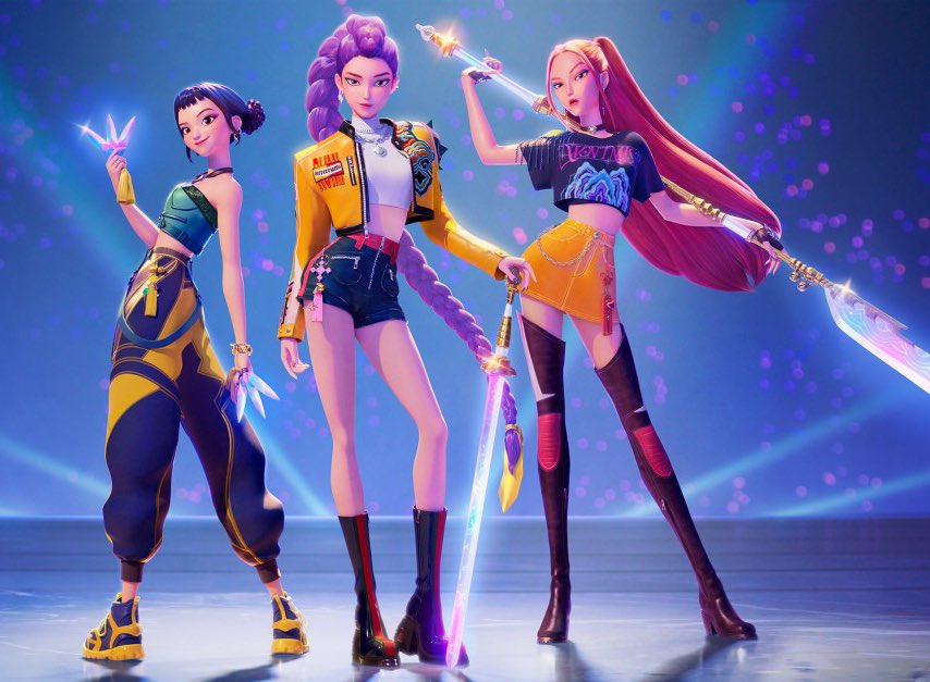 #KPOPDEMONHUNTERS obtuvo dos nominaciones al Oscar, Mejor Película Animada y Mejor Canción Original por “Golden”. Con todo el Kpop