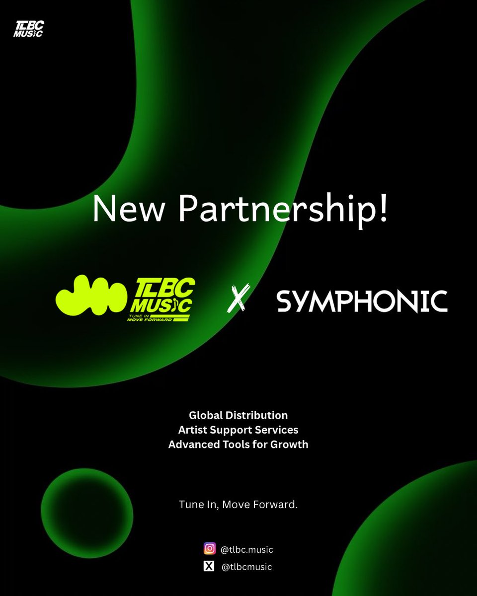 We’re proud to announce our exclusive partnership with <a href="/symphonicdist/">Symphonic</a> 

This collaboration enhances global distribution, artist support services and access to advanced tools, giving our artists the resources to grow their music careers worldwide.

#TLBCMusic #Symphonic