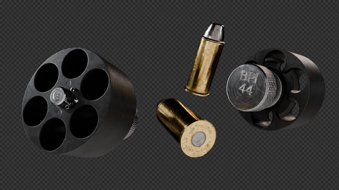 Also worked on the silver bullets and the speed loader. Next up will be the box!

#3DModel #3dmodeling