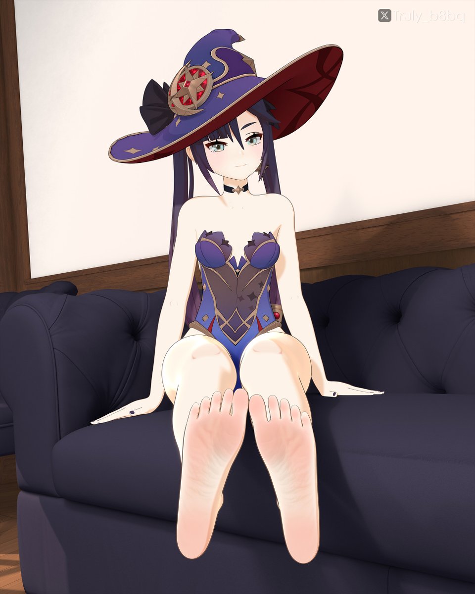 #GenshinImpact #MonaMegistus #feet #rule34