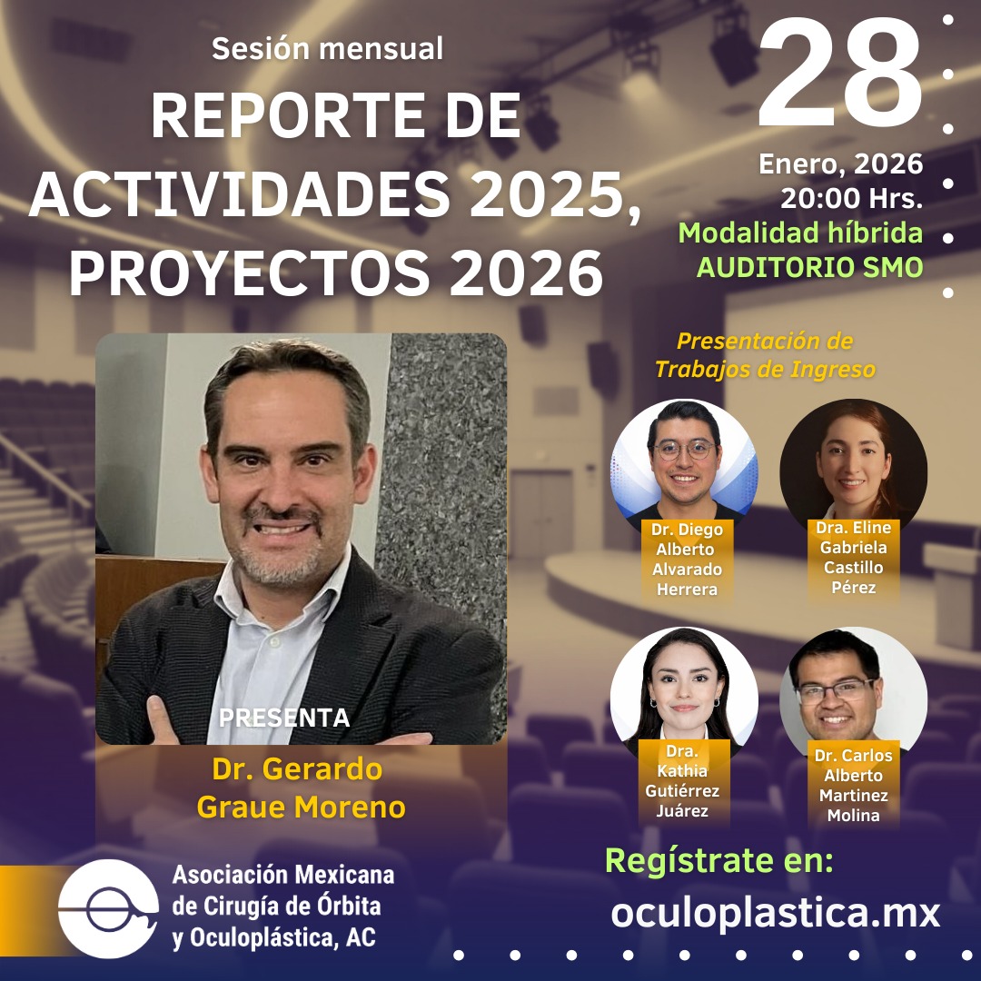 Próxima sesion de #Oculoplastica

CUIDA TU SALUD VISUAL 👁️
Es la encargada de mantener actualizados a los Oftalmólogos - Oculoplásticos certificados en las técnicas más actualizadas y seguras para realizar tu cirugía.

Regístrate Aquí:
streamyard.com/watch/UsmHZ4VK…