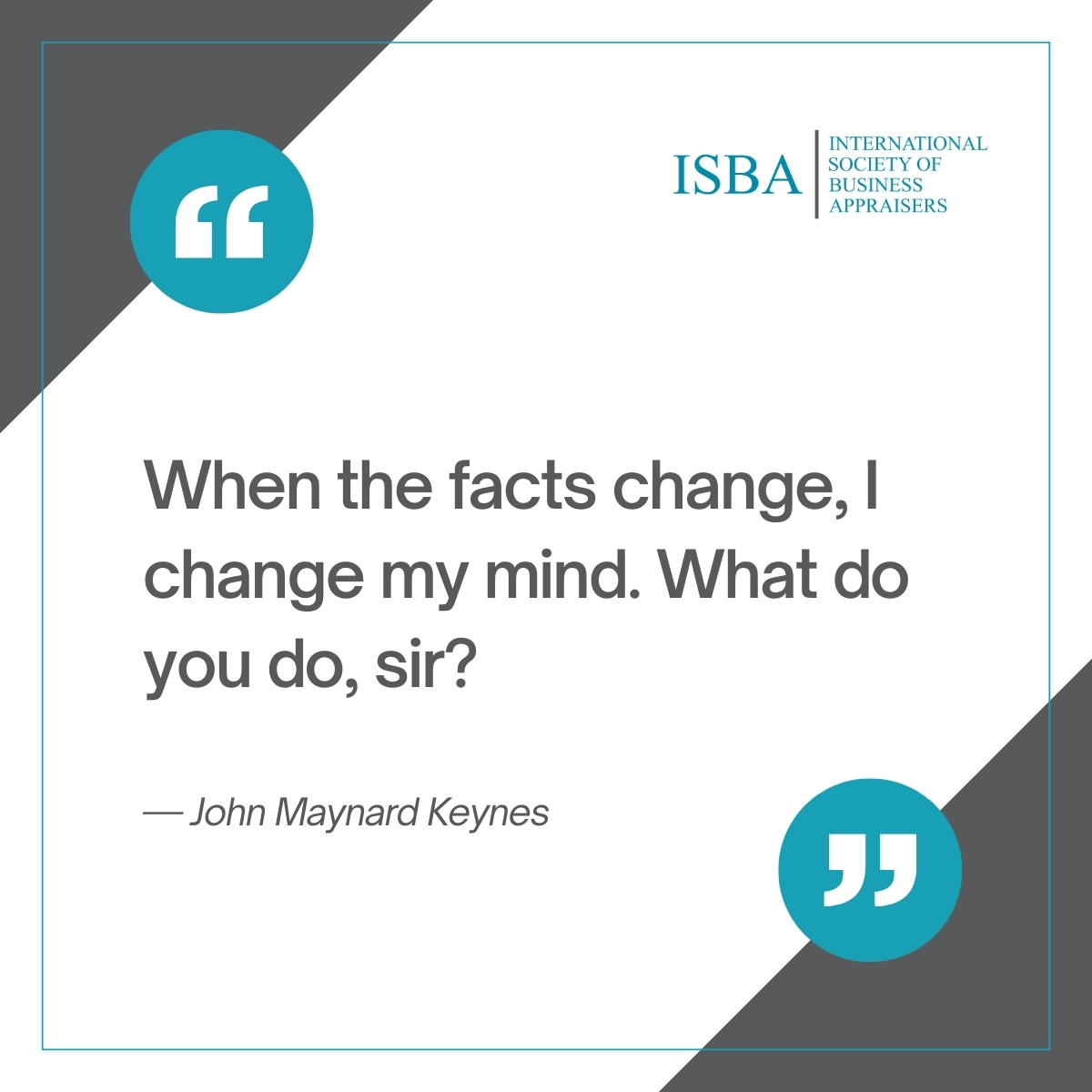 BCACredential's tweet photo. “When the facts change, I change my mind. What do you do, sir?”
— John Maynard Keynes

🔄 Appraisers must remain flexible, objective, and willing to revise when better data or methods arise. https://t.co/JUZ3lIjru5