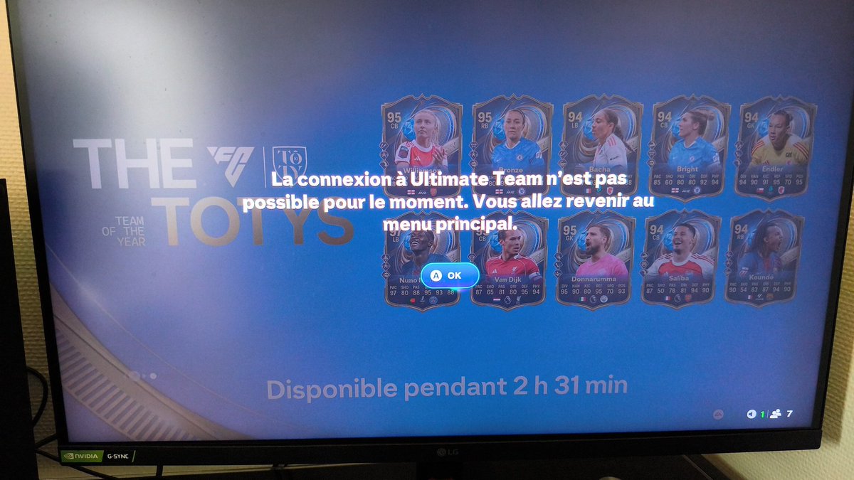 Zartog85's tweet photo. @easportsfcfr @Ligue1 @ArkemaPL Bonjour est-ce que je pourrais avoir de l'aide stp 
J'ai ce problème depuis hier midi https://t.co/VNdmAnGLPw