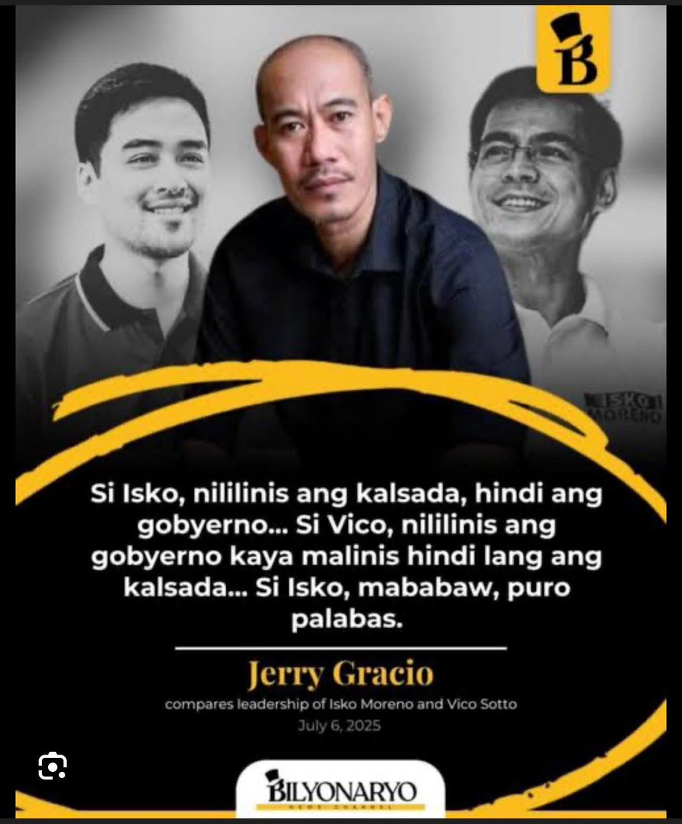johnnytamad's tweet image. Yan ang problema kay Isko bilang artista! Puro Optics puro palabas! Kawawang Maynila!