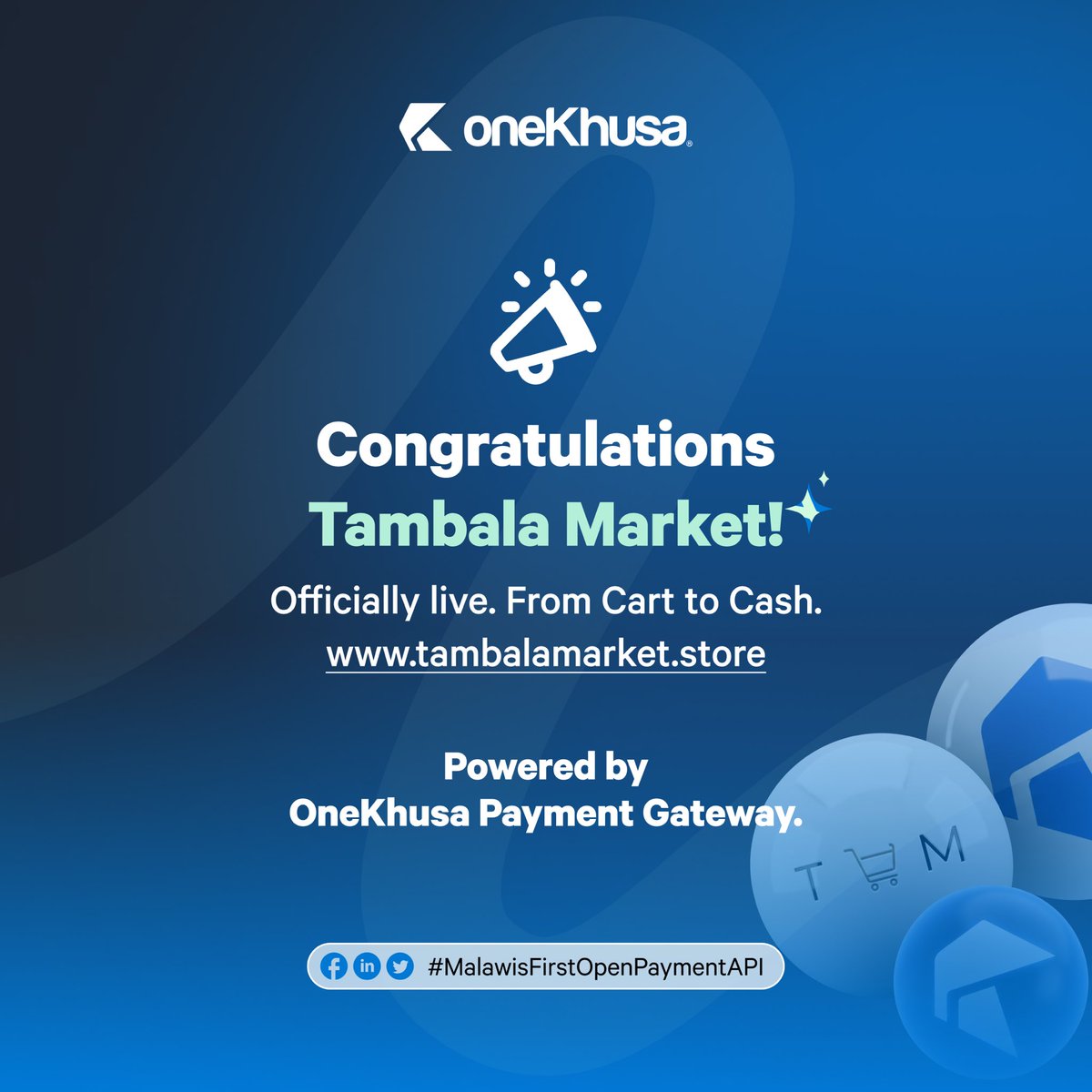 Malawi’s e-commerce story slowly transforming &amp; we are excited!

#fintech #Payments #onekhusa