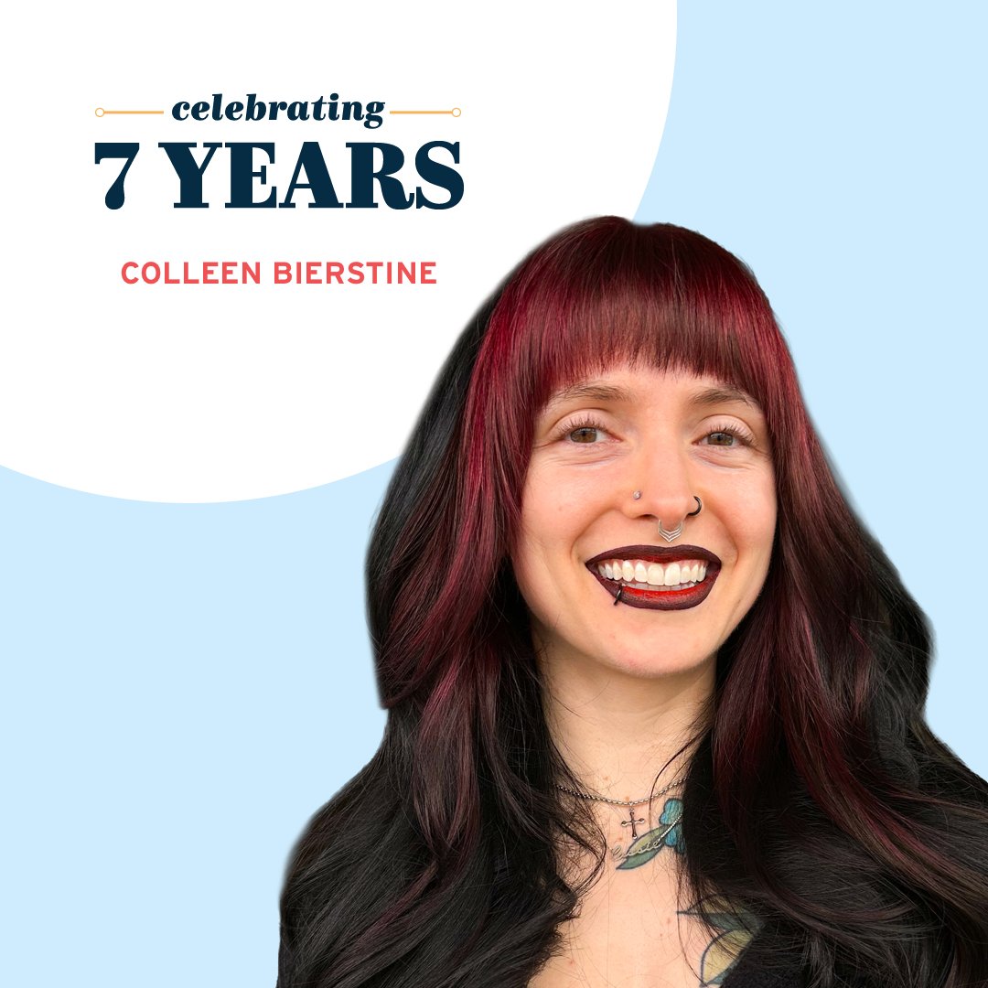 trustandproof's tweet photo. We're wishing a Happy MPW-iversary month to Social Media, PR, &amp; Reputation Manager Colleen, who's celebrating 7 years, and Account Manager Sheena, who's celebrating 5 years. https://t.co/fAspmiZ1hg