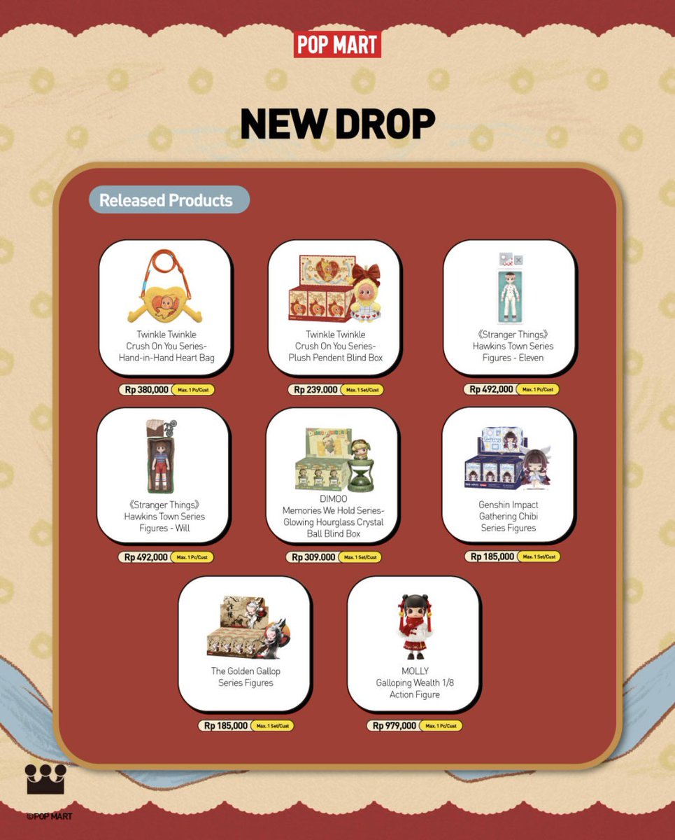 vnsvrg's tweet photo. Open Jastip Pop Mart MKG
Fee 15k/pcs sudah inc packing

DM if Interested https://t.co/ZJXjBq5Yfk