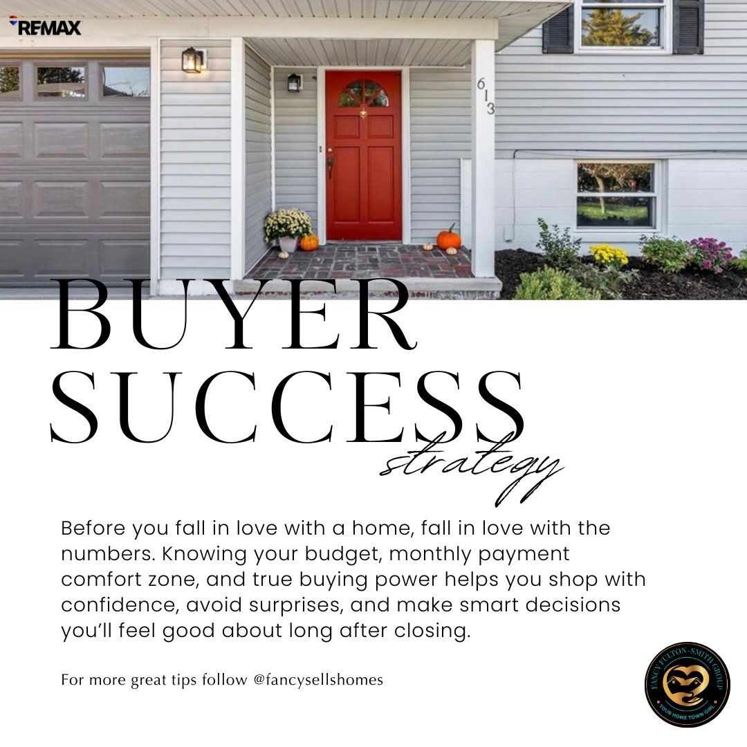 fancyfulton's tweet image. It’s easy to fall in love with a home before you know what the payment will look like. 

Stay Consistent. Stay Faithful. Stay Fancy ❤️
#FancySellsHomes #BuyerTips #SouthernIndianaHomes #HomeBuyingJourney #RealEstateAdvice
