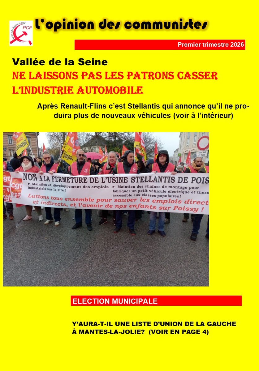 marcjammet's tweet photo. Les cocos au Val-Fourré et à Gassicourt
nformer honnêtement les Mantais c'est la ligne que se sont fixé les communistes de Mantes-la-Jolie

Une ligne qu'ils ont à nouveau mis en oeuvre avec leur journal de section https://t.co/Bx8pWsQX2T https://t.co/U4EqlQq9QB
