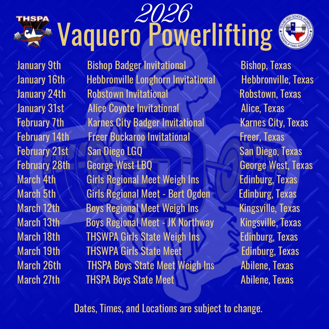San Diego Vaquero & Lady Vaquero Powerlifting tweet media