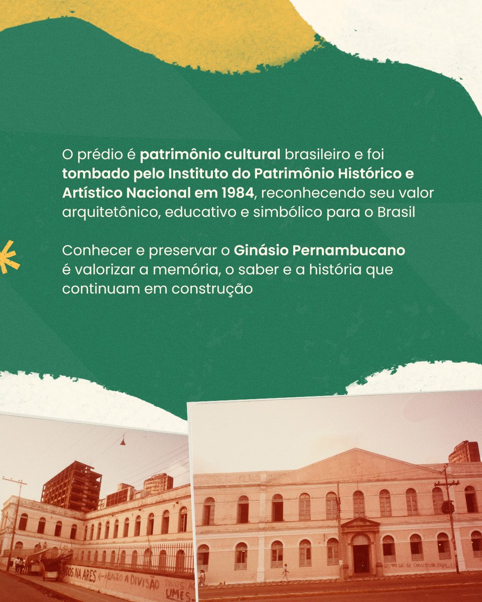 🇧🇷🇧🇷 É o Brasil no Oscar 🏆e nosso patrimônio sempre presente! 

A escola mais antiga do Brasil virou ponto turístico em Recife, após ser usada como cenário para o premiado O Agente Secreto 🎥

📷Márcio Cabral de Moura e <a href="/brazil_imperial/">Brazil Imperial</a>