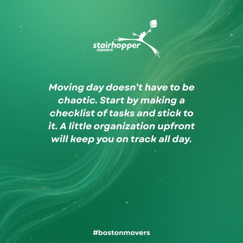 Stairhoppers's tweet image. Moving day doesn’t have to be chaotic 📦 Stay organized and stress-free.
#BostonMovers #MovingTips #StressFreeMove