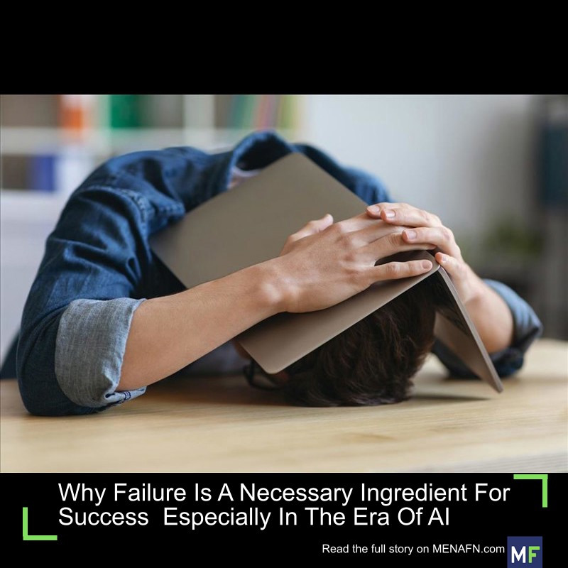 MENAFN's tweet image. Why Failure Is A Necessary Ingredient For Success Especially In The Era Of AI #Failure #Necessary #Ingredient #Success #Especially #Premier #League #Serie #A #La #Liga #Champions #League #Ronaldo #Messi dlvr.it/TQVzpk