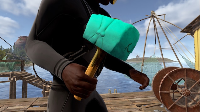 Clammerrr's tweet image. I can think of a home brewed Twitch drop submission that fits with @facepunch 's naval update! @Alistair_McF  @ErrnieGerrn @playrust Would be a dream come true!!

Consider supporting the Clammerr Hammer steamcommunity.com/sharedfiles/fi…