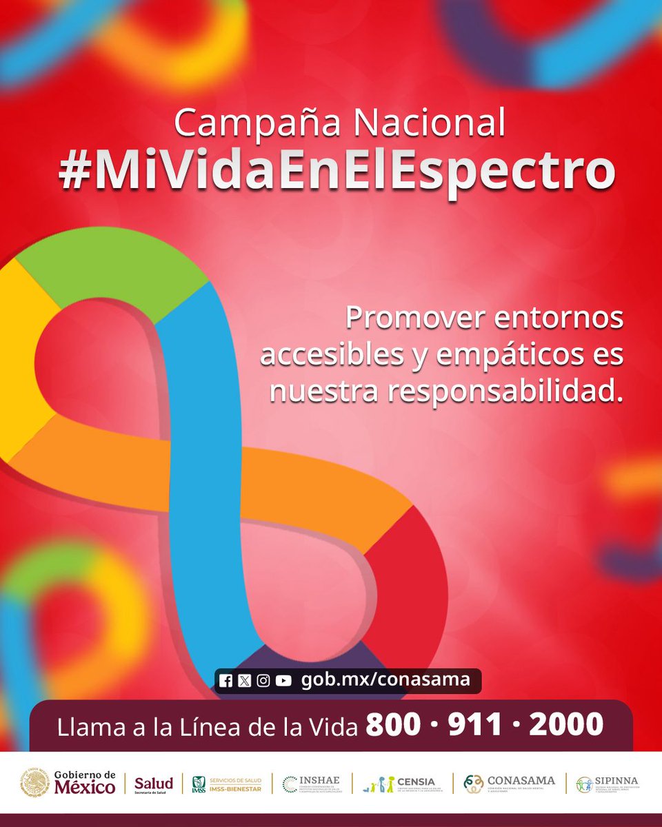 CEAADIC_Chih's tweet image. Hablemos del espectro autista.
Promover entornos accesibles y empáticos no es un favor, es nuestra responsabilidad.
Únete a la campaña #MiVidaEnElEspectro y recuerda que no estás sola/o. Si necesitas apoyo psicológico llama a la Línea de la Vida: 800 911 2000.

#SaludMental