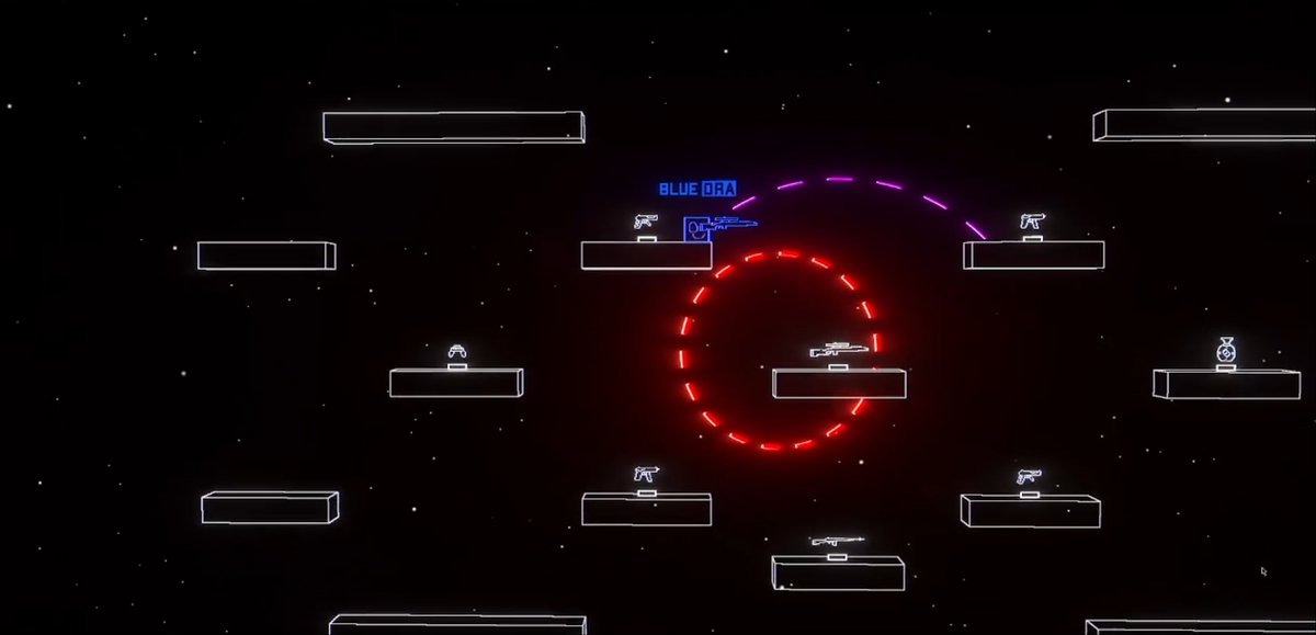 VectorWaveGame's tweet photo. Happy Throwback Thursday! This is a throwback early in the development of Vector Wave. Movement was slower and there was a lot less gravity. https://t.co/GGiXKpzdg4