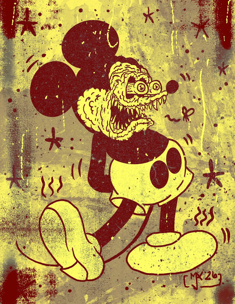 Matthew_Heck13's tweet photo. Finkey Mouse!
#artistsofx #cartoonart #counterculture #disney #drawing #fink #getweird #heck #illustration #independentartist #keepitweird #lowbrowart #outsiderart #popart #ratfink #matthewheck #stayweird #uglyart #undergroundart #weirdart #weirdoart #weirdosunite https://t.co/rKsBSK4p7Z