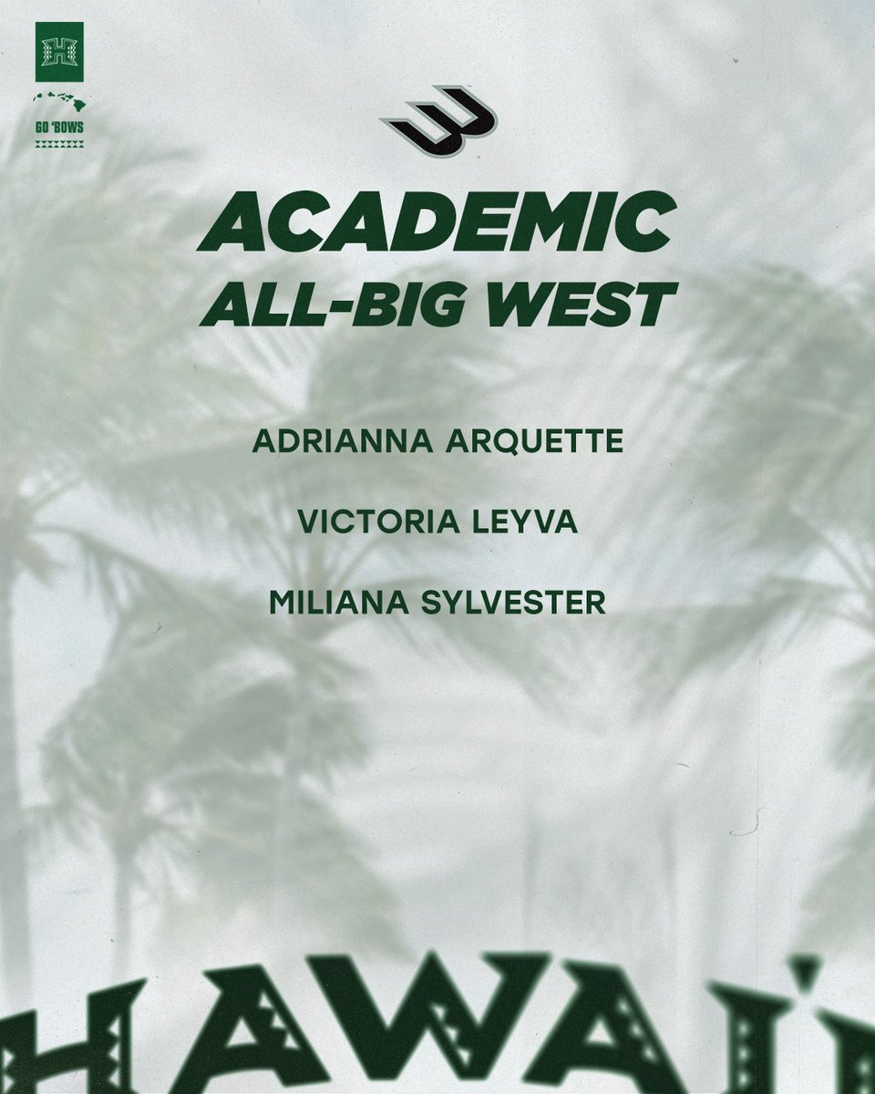 Hawaii W. Volleyball tweet media