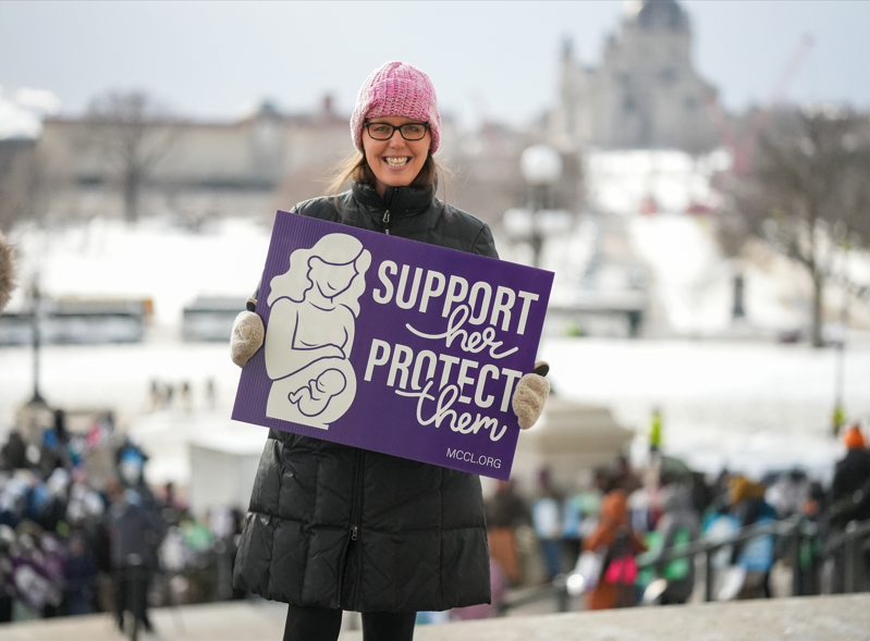 mnhousegop's tweet image. View from the Capitol this morning as hundreds of Minnesotans braved the cold to stand together at the March for Life. Thank you to all who came out. 💙