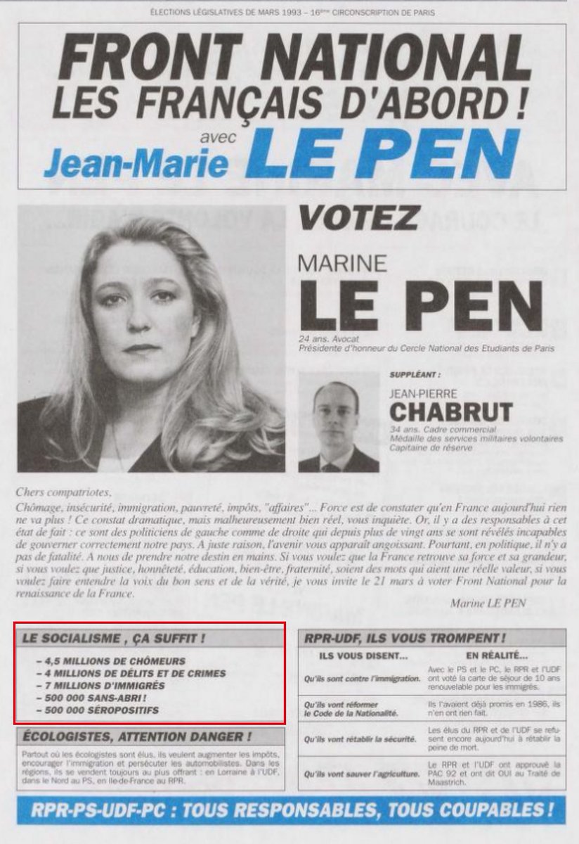 ManonAubryFr's tweet image. Être homosexuel, c’est être ciblé par Marine Le Pen pour sa séropositivité.