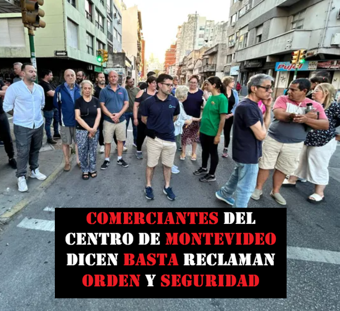 ReinaldoAlons13's tweet image. En #Montevideo comerciantes del barrio #Cordón cortaron calles y reclamaron #seguridad ante la inacción de la #Policia y la #Intendencia Aluden a constantes ataques a sus establecimientos y a ellos mismos, así como desidia en el mantenimiento del alumbrado
telenoche.com.uy/sociedad/comer…