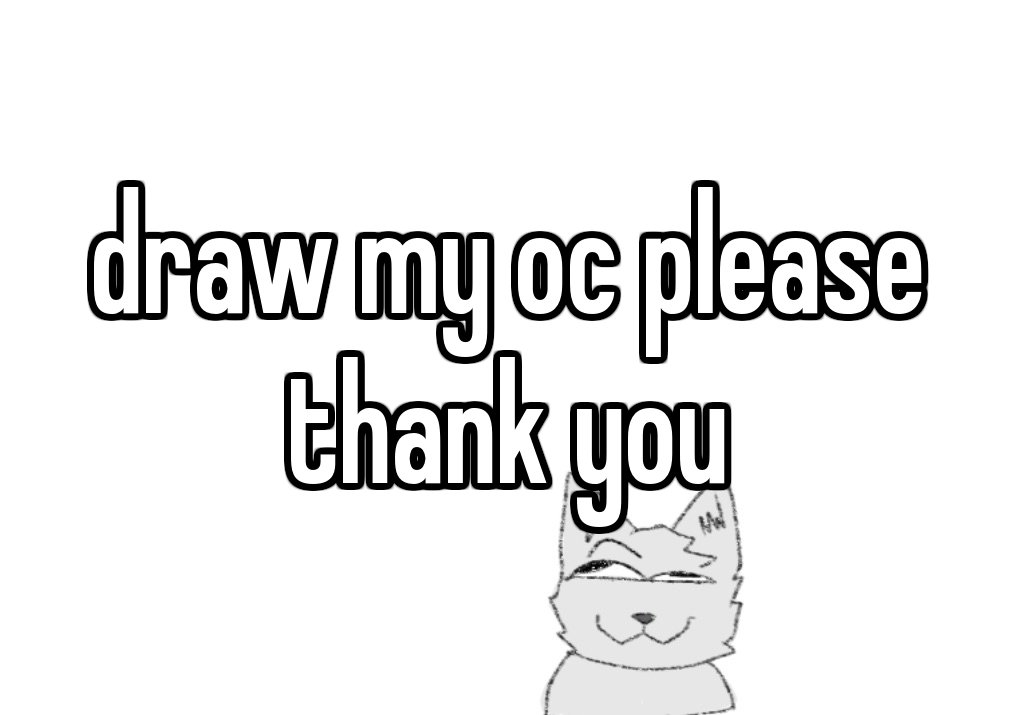 draw my oc (pretty please) tweet media