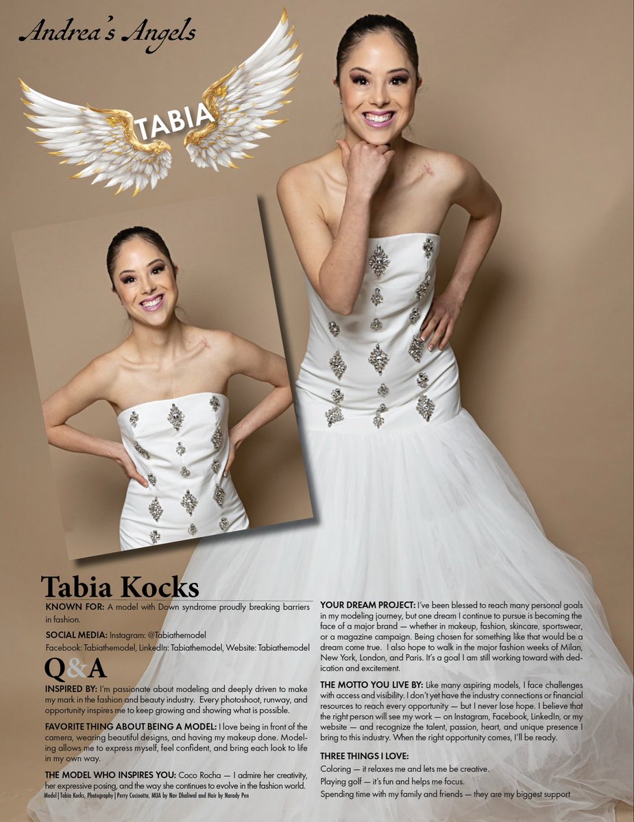 TabiaTheModel's tweet photo. @gladysmagazine February LOVE Issue and named one of Andrea’s Angels — Top Models to Watch in 2026. ✨ Thank you, Gladys Magazine, for celebrating diversity, love, and inclusion. Hair &amp; MUA by @trendsetterproductionsusa  Photo credit by Perry Cucinotta #models https://t.co/XIpDV8fxZ2