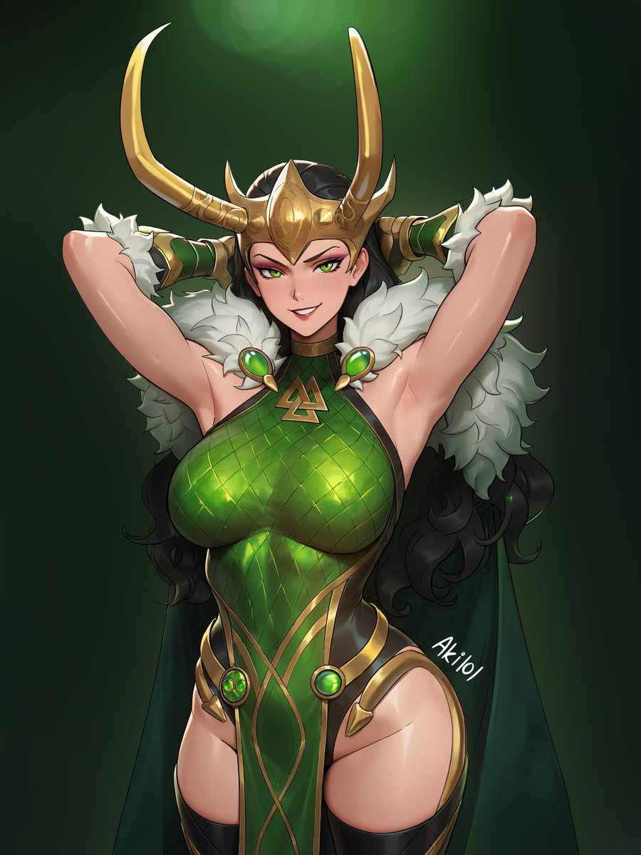 Lady loki. Finally done with. Been working on this one for weeks. #LadyLoki  #marvel