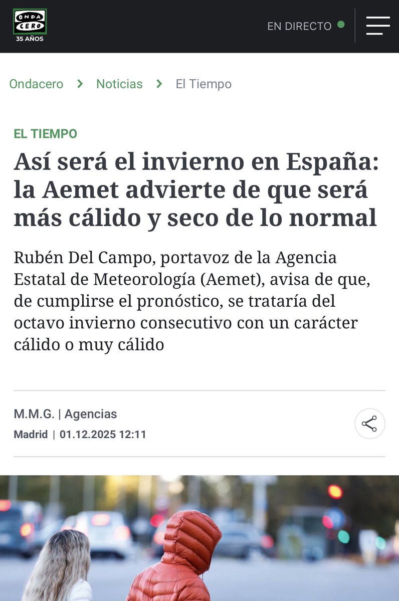Qué tal, chicos, cómo lleváis este invierno seco y cálido?