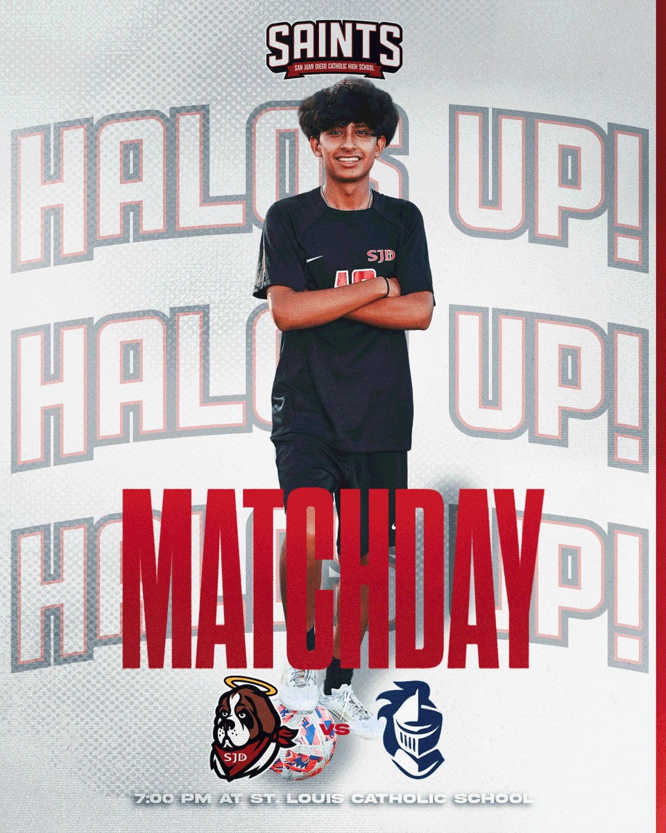 Tonight, it's a Saints Soccer Doubleheader!
First, the Lady Saints (2-5-1 overall) face Bishop Reicher-Waco in a non-district friendly, followed by the Saints (1-0 in district), who host Hill Country Christian-Austin (2-0) in a district showdown!
Let's Go, Saints!
#HalosUp