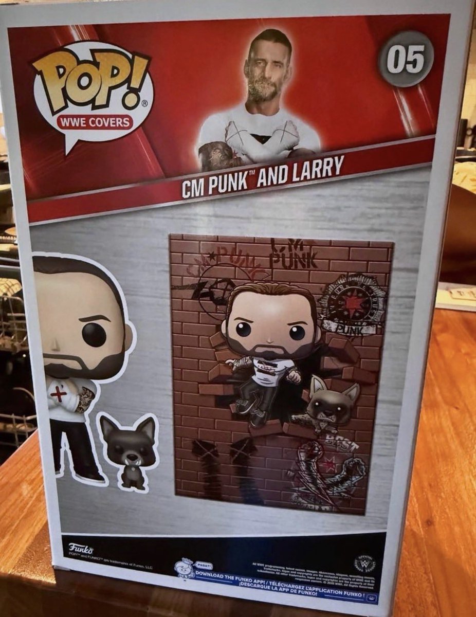 wrestlerush's tweet image. As confirmed by AJ Lee, CM Punk &amp;amp; Larry Funko Pop is expected to drop in the near future.

🔥 🔥 🔥 

(Via @TheAJMendez)