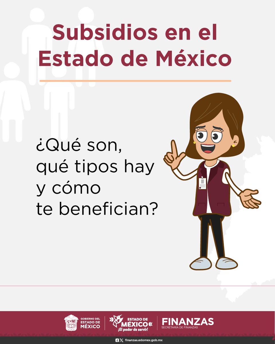 FinanzasEdomex's tweet photo. 💰 Los subsidios son apoyos del gobierno que pagan una parte por ti.
🚍 Transporte
🌽 Campo
👷‍♀️ Empleo
💧 Agua 
⚠️ No es descuento: es apoyo directo.
Conócelos y aprovecha sus beneficios.
#ElPoderDeServir https://t.co/EhBREZssGW