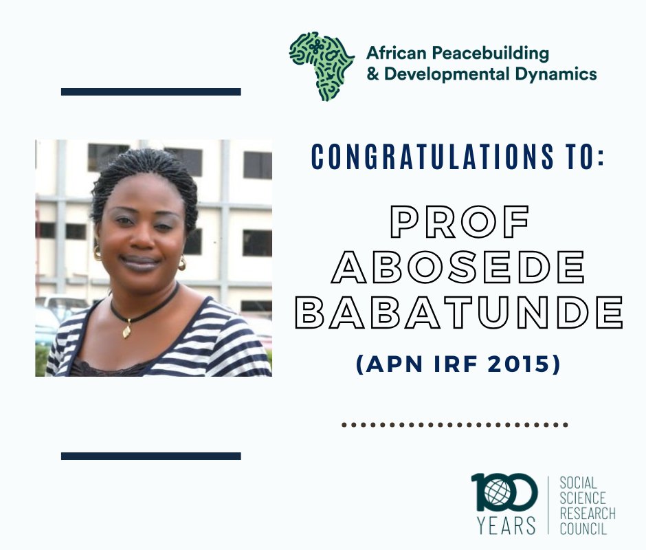 African Peacebuilding and Developmental Dynamics tweet media