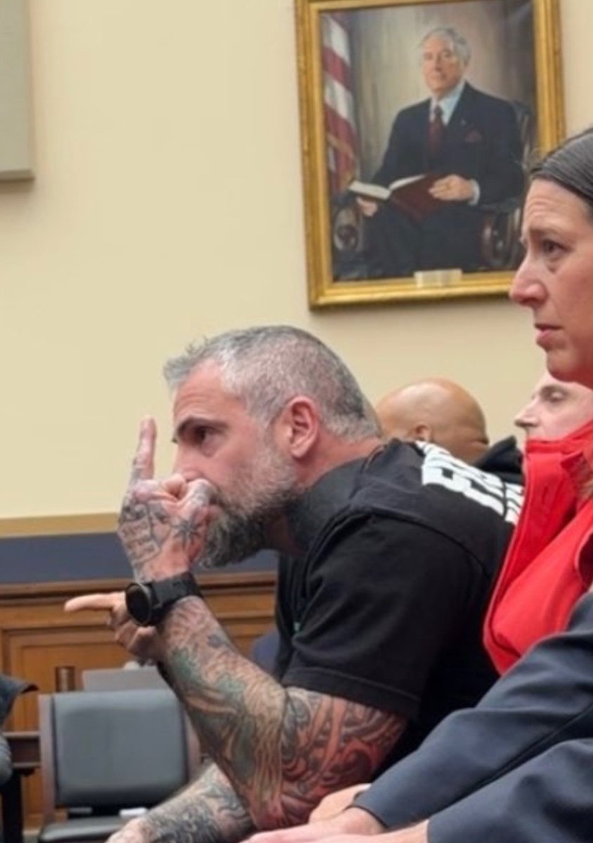 johnrockshomes's tweet image. Michael Fanone.  Classic liberal, a liar, profane, thug and criminal.