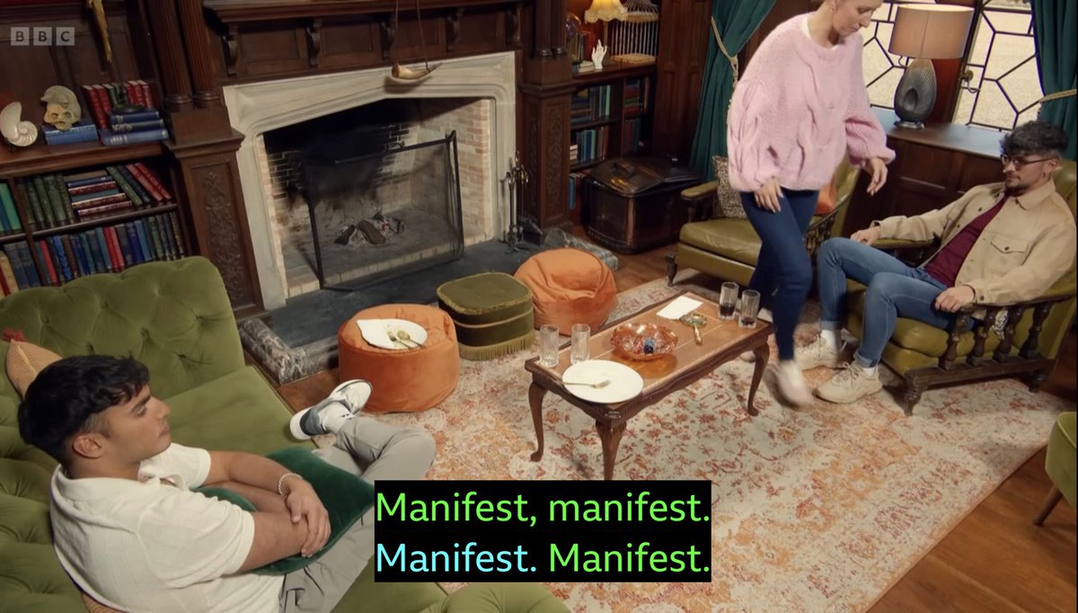 Everyone under the table eating grapes on New Year’s Eve:
#TheTraitors