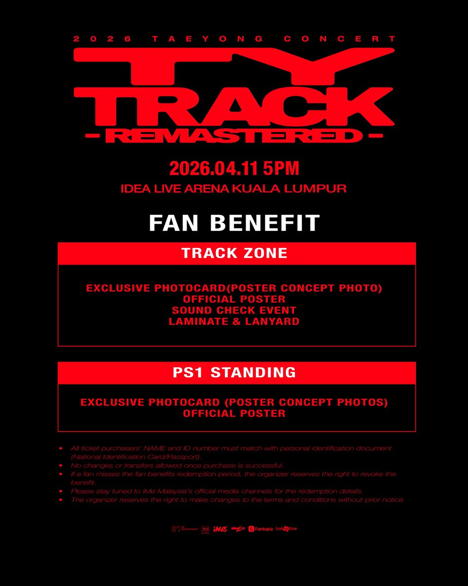 imemalaysia's tweet image. 𝟮𝟬𝟮𝟲 𝗧𝗔𝗘𝗬𝗢𝗡𝗚 𝗖𝗢𝗡𝗖𝗘𝗥𝗧 &amp;lt;𝗧𝗬 𝗧𝗥𝗔𝗖𝗞 - 𝗥𝗘𝗠𝗔𝗦𝗧𝗘𝗥𝗘𝗗&amp;gt; 𝗶𝗻 𝗞𝗨𝗔𝗟𝗔 𝗟𝗨𝗠𝗣𝗨𝗥

Malaysia NCTzen, it’s time to go 𝙎𝙃𝘼𝙇𝘼𝙇𝘼 ! 🇲🇾🔥 

We know you’ve been waiting for TAEYONG for a long time! Check out the ticketing details below and be ready!…