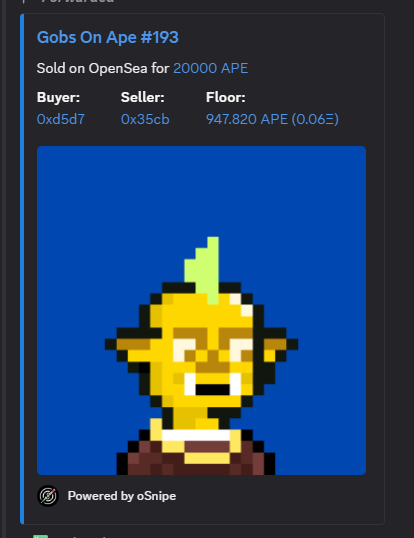 GobsOnApe's tweet image. gobs are forever.