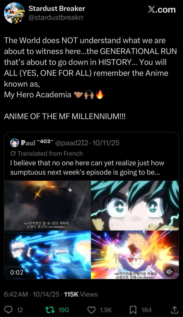 Stardust Breaker tweet media