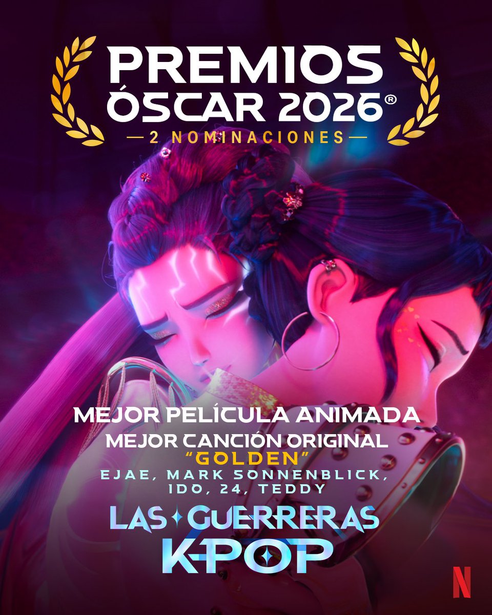 NetflixLAT's tweet image. No me sorprende, pero sí me llena de orgullo ✨ Un año más brillando en los premios Óscar 🤩