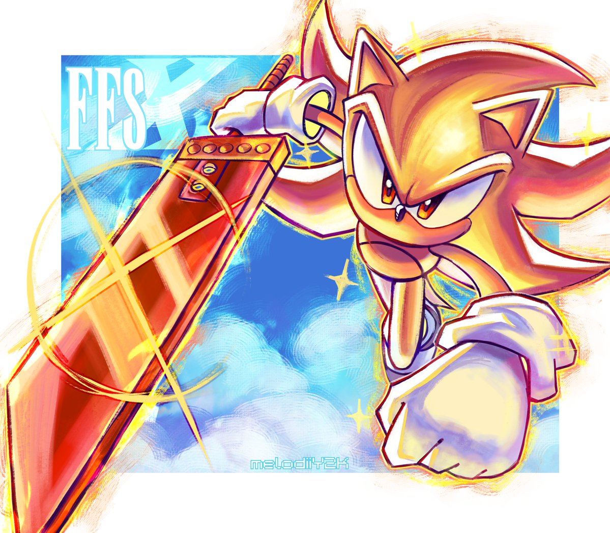 majindoodles's tweet image. final fantasy sonic x