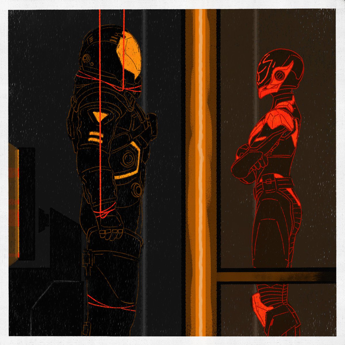 OrderedSpy's tweet image. rather a cage than strings. #fortniteart