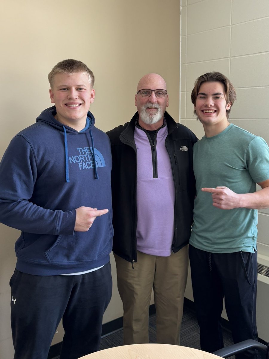 Jamesonniska's tweet image. Had a much appreciated visit from @coachricknelson from @UNIFootball today. Pumped for future conversations and continuing to learn more about Panther football!

@BlaineFootball @CoachBell_D @nextlevelmn @DrewMazurek65